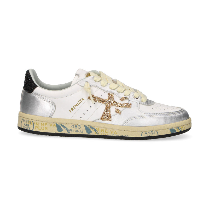 Premiata sneaker Bsktclad in pelle bianca