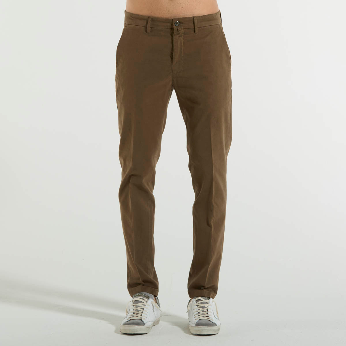 Siviglia pantalone chino in tessuto marrone