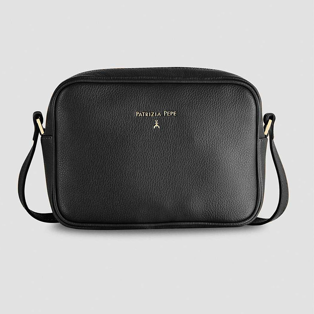 Patrizia Pepe borsa con tracolla regolabile nera