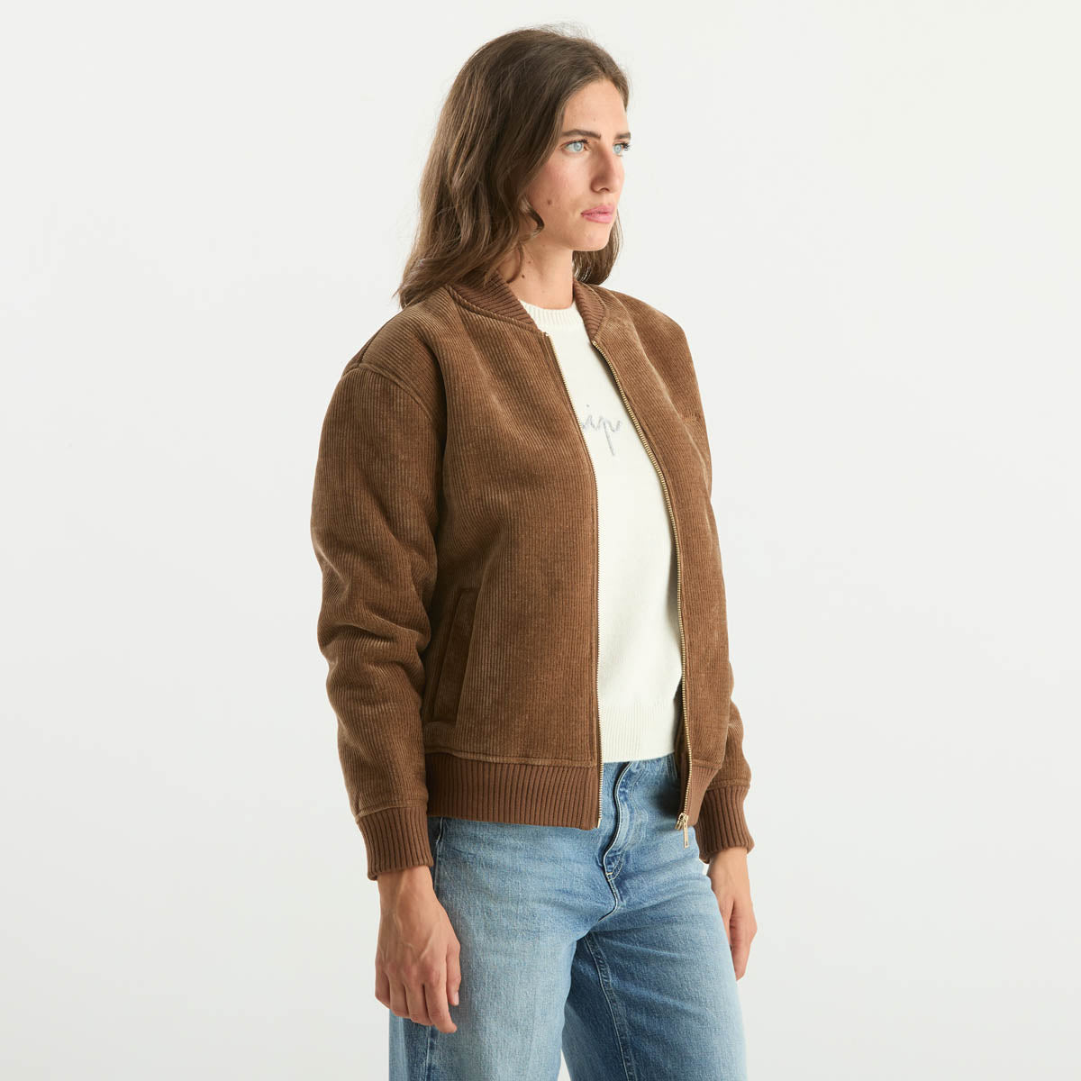 Mc2 Saint Barth bomber celia corduroy camel