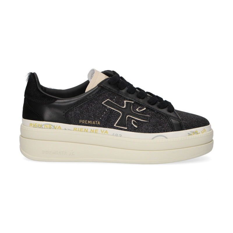 Premiata sneaker Claudia pelle nera