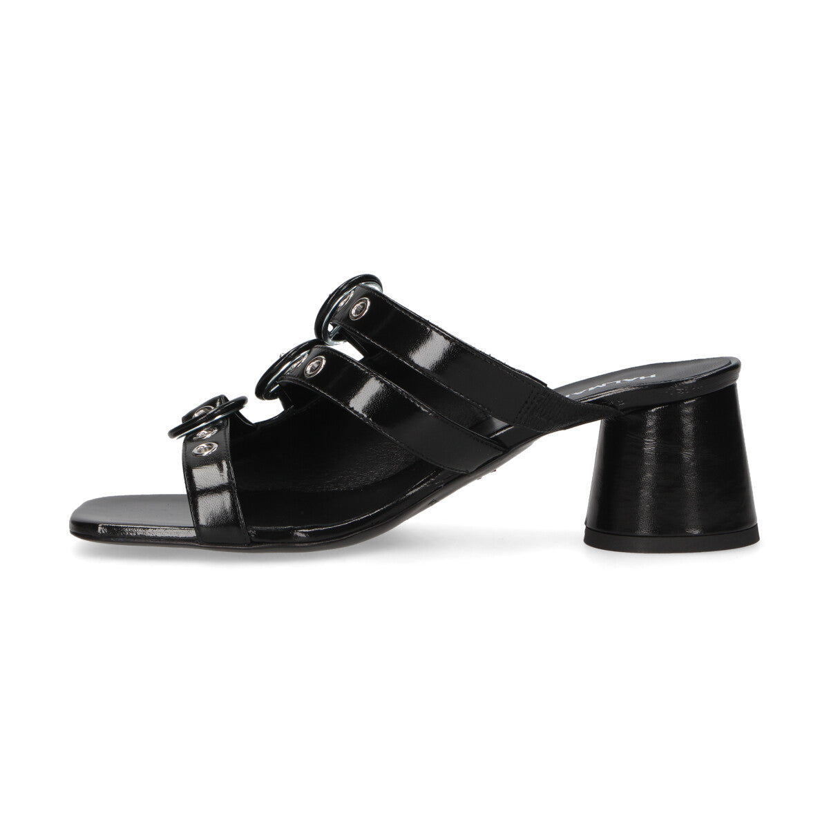 Halmanera ciabatta Cloe vernice nera