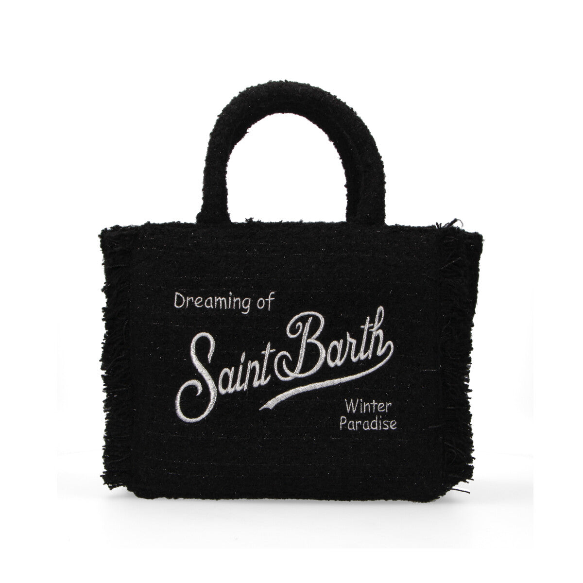 Mc2 Saint Barth Colette tweed lana nero