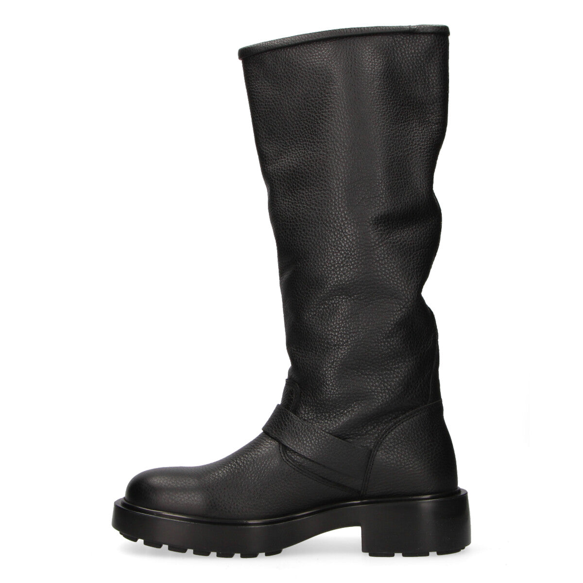 Copenhagen stivale biker pelle nera