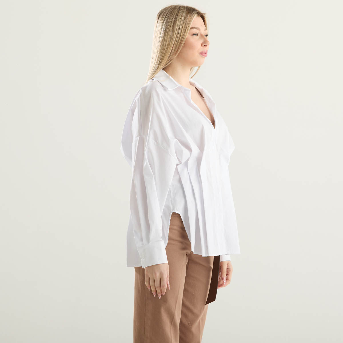 Haveone camicia in popeline bianca