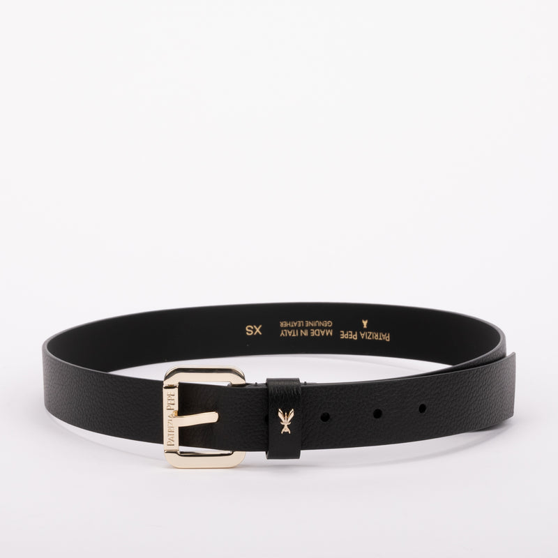Patrizia Pepe cintura in pelle nera