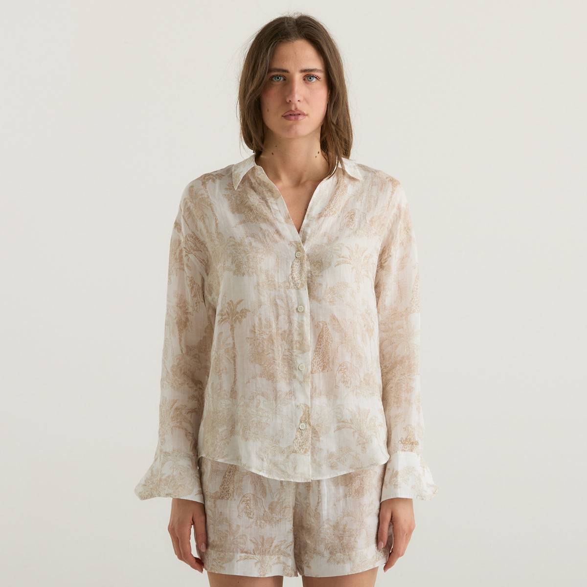 Mc2 Saint Barth camicia cristal jungle oceania