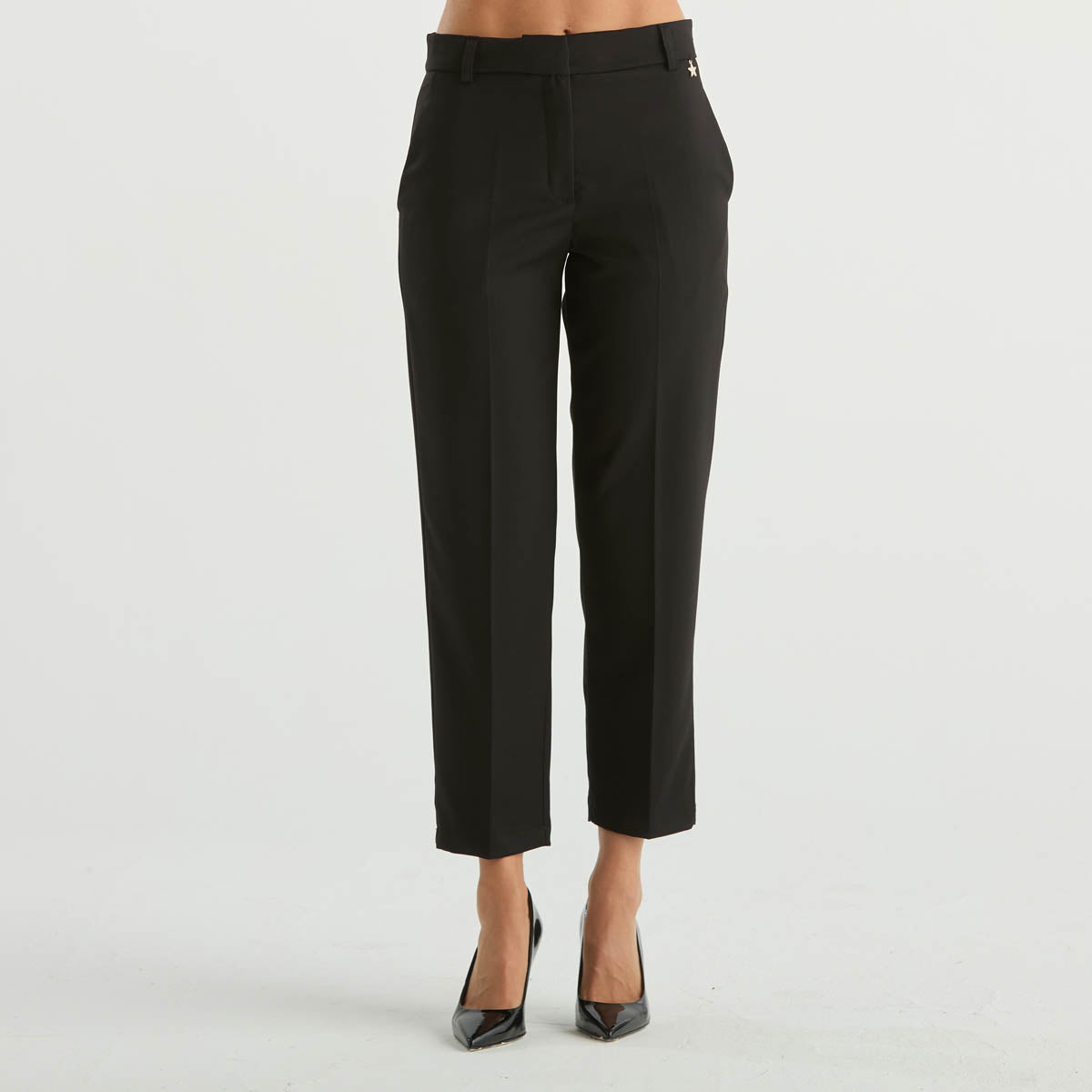 Souvenir pantalone elegante in tessuto nero