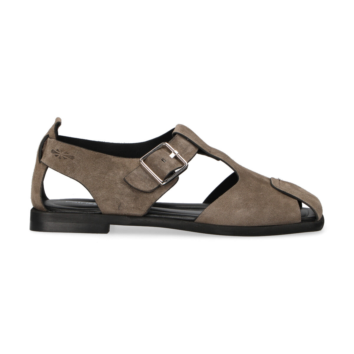 Patrizia Bonfanti sandalo Dalia in camoscio grigio