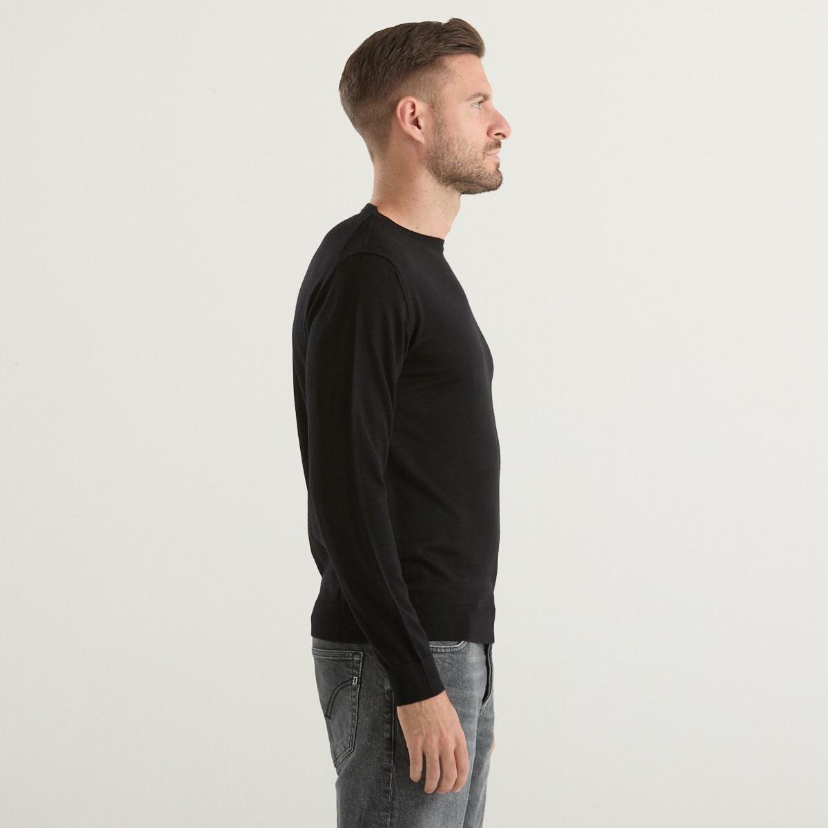 Daniele Fiesoli maglioncino girocollo nero