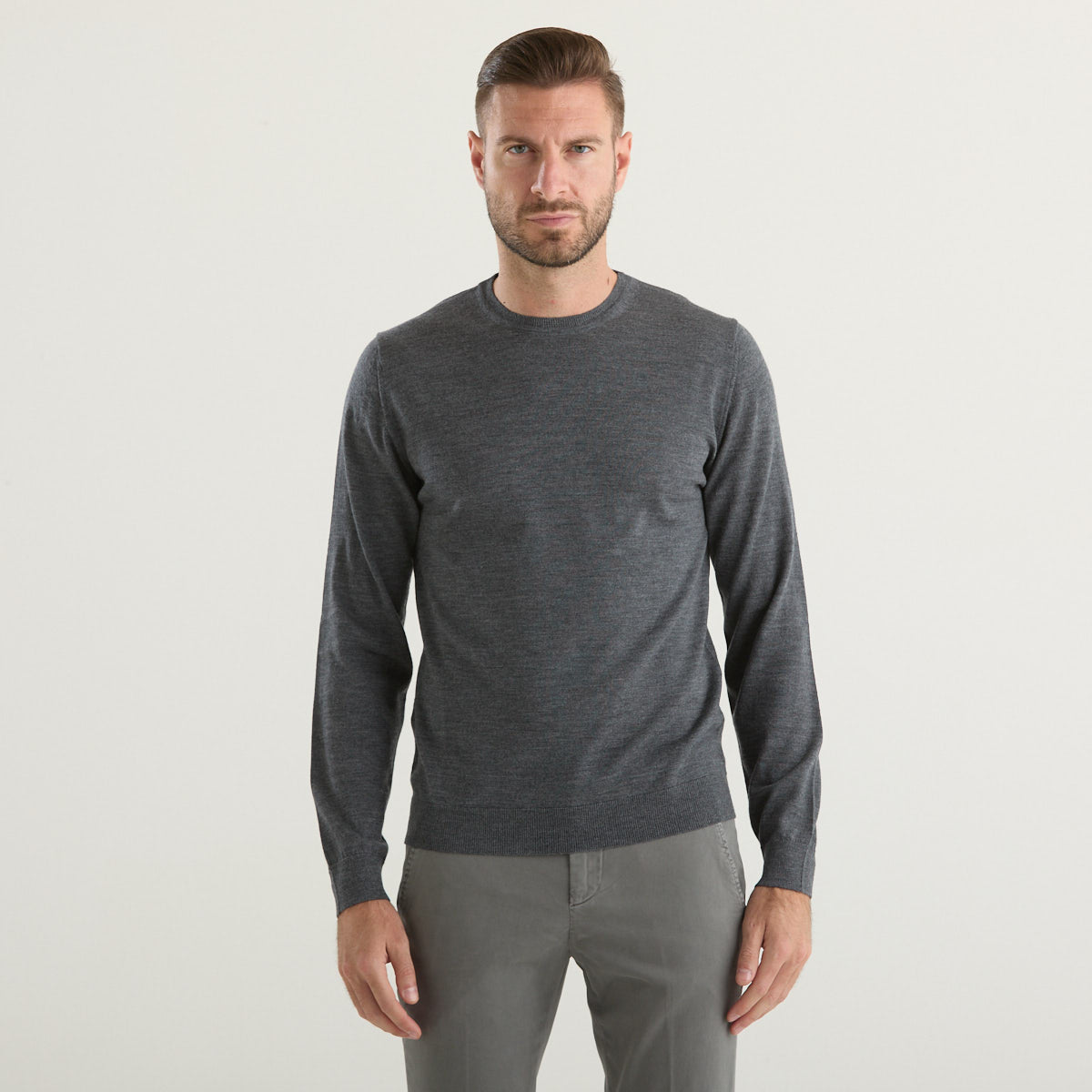 Daniele Fiesoli maglioncino girocollo grigio