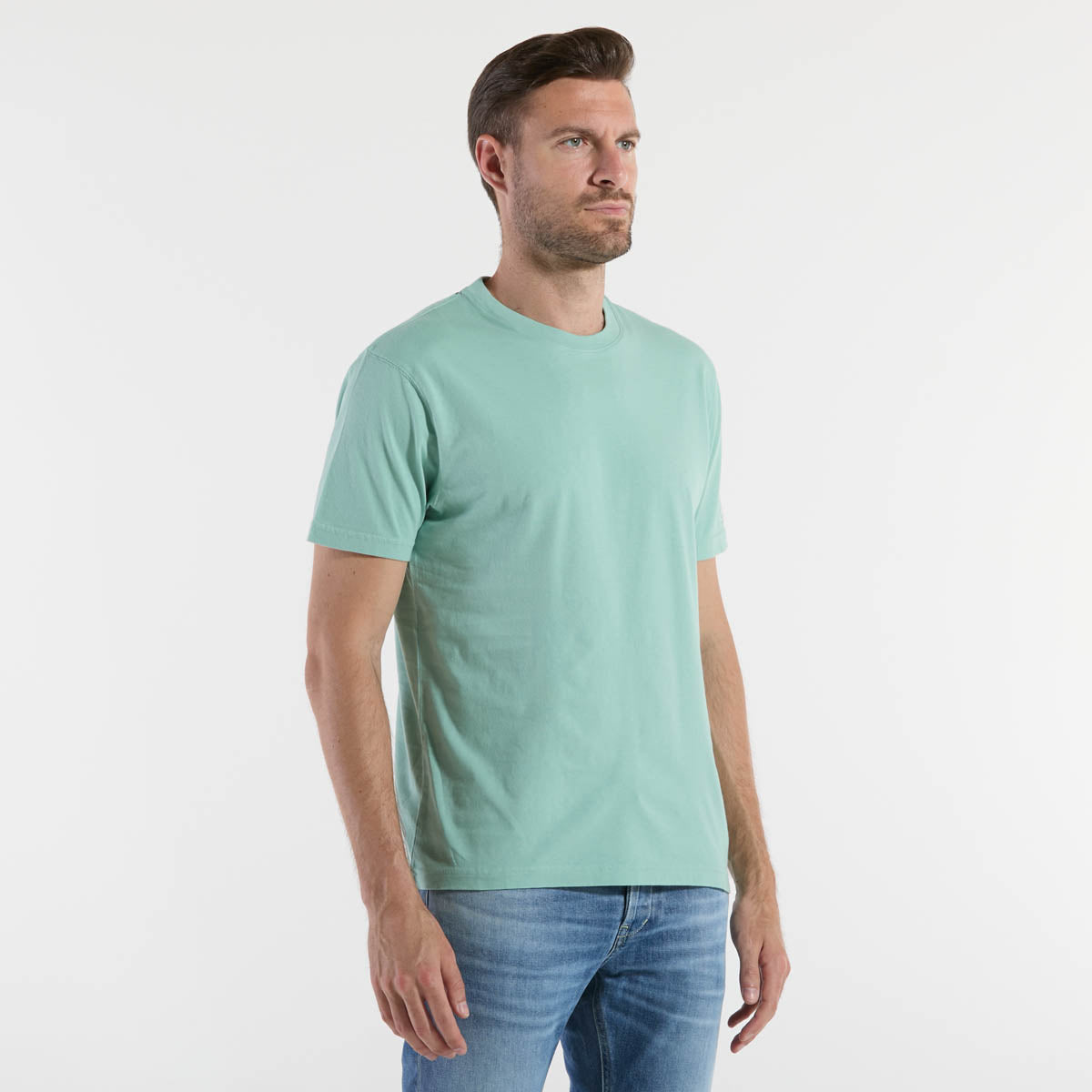 Mc2 Saint Barth t-shirt tinta unita verde acqua