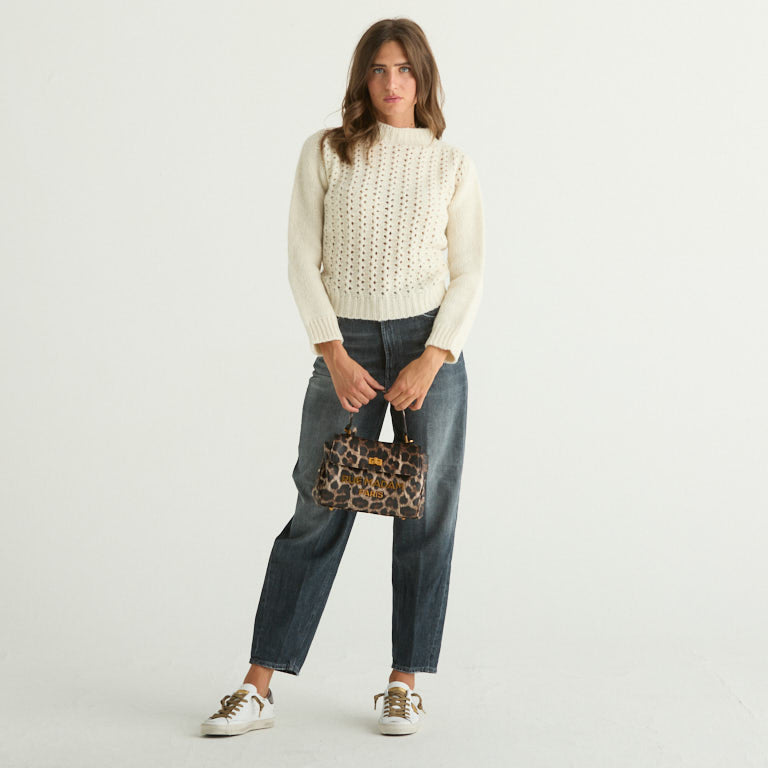 Dondup jeans bessie in denim grigio