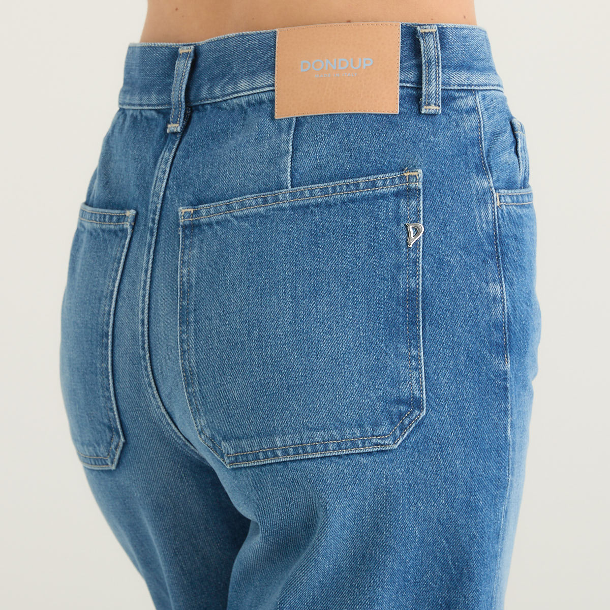 Dondup bermuda delfine denim elasticizzato