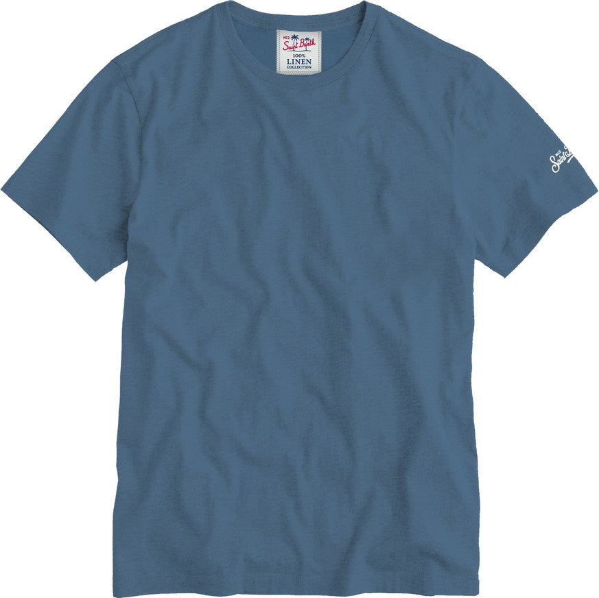 Mc2 Saint Barth t-shirt ecstasea tessuto blu