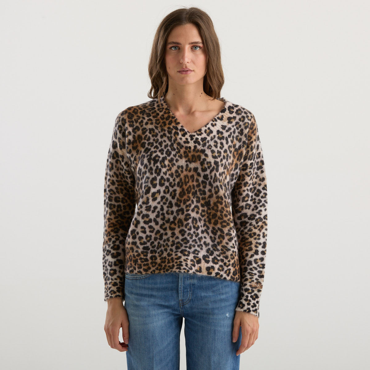 Mc2 Saint Barth maglia elara in mohair maculata