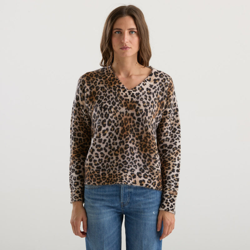 Mc2 Saint Barth maglia elara in mohair maculata