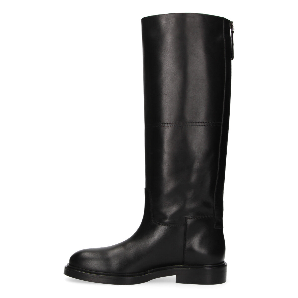 Poeve stivale pelle nera