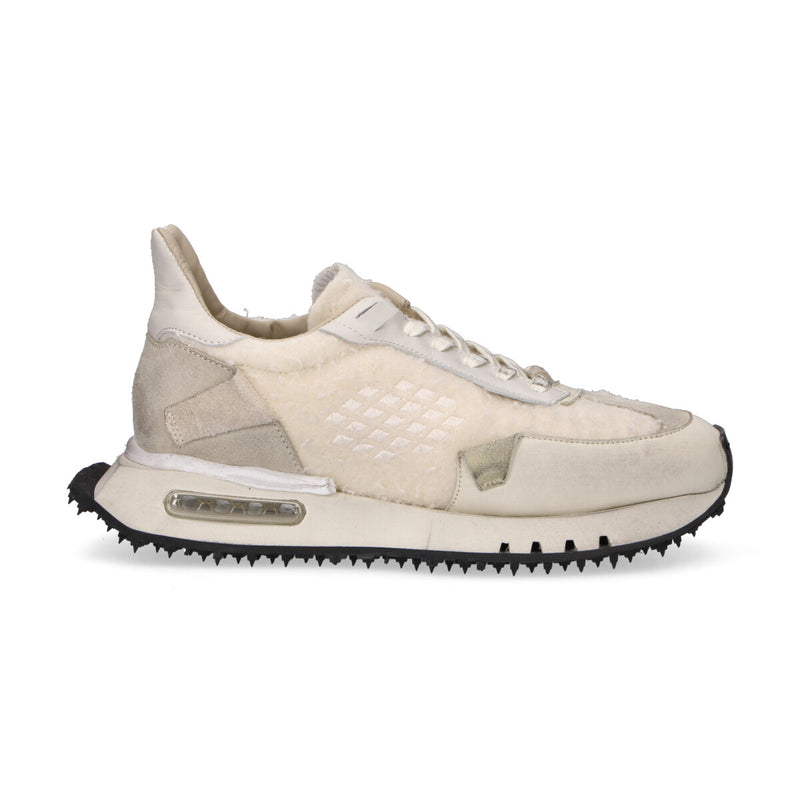 BePositive sneaker Race in lana crema