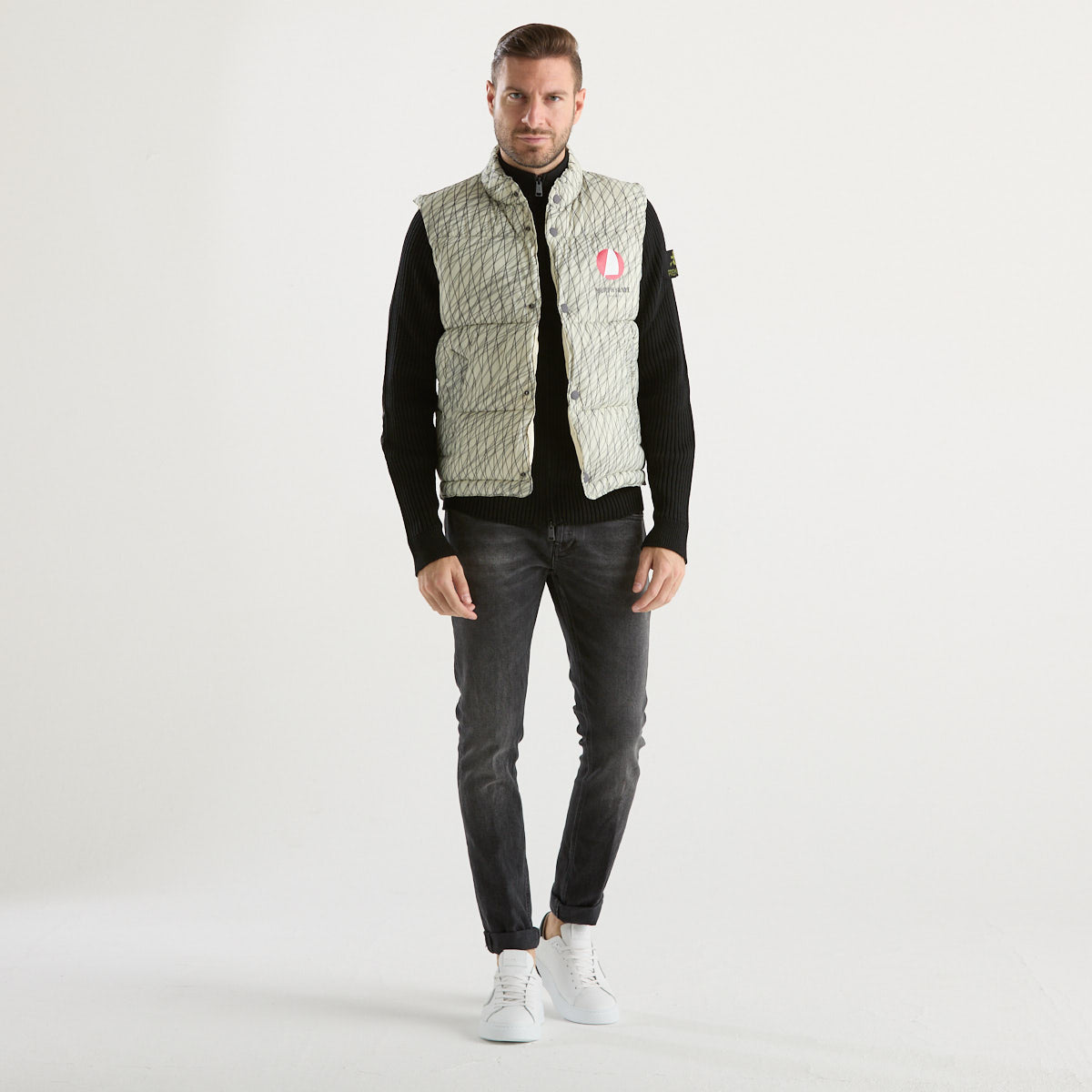 Murphy&Nye smanicato imbottito beige