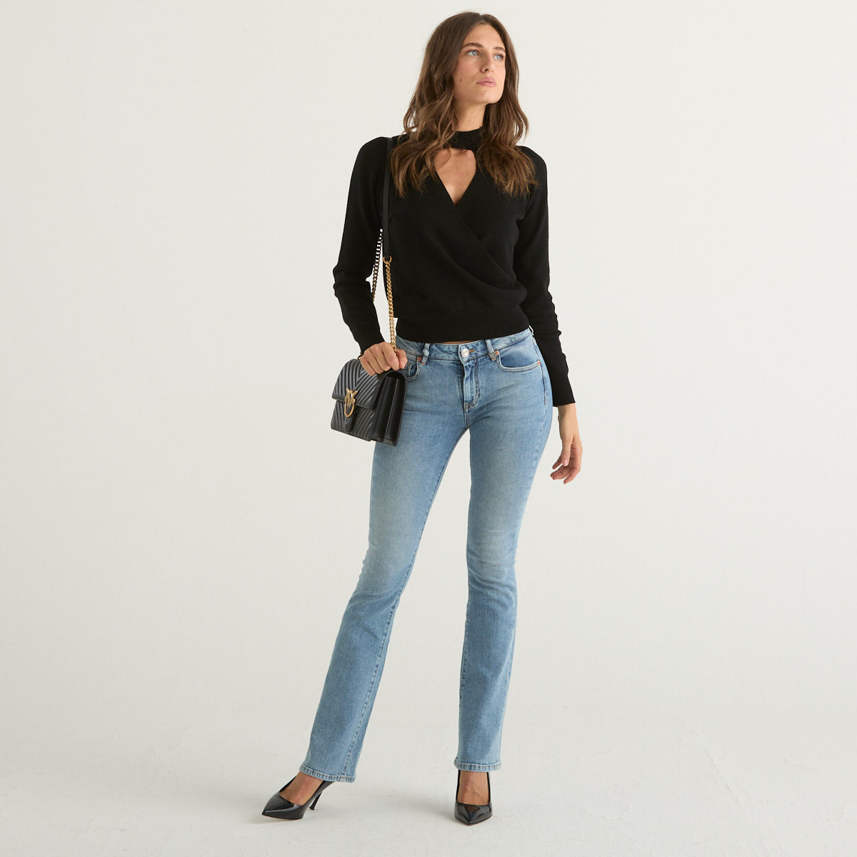 Tramarossa jeans greta denim cotone chiaro