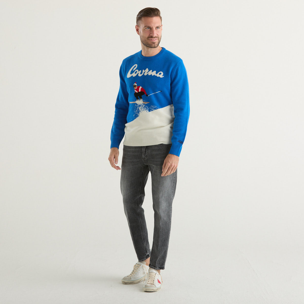 Mc2 Saint Barth maglione courma jump blu elettrico