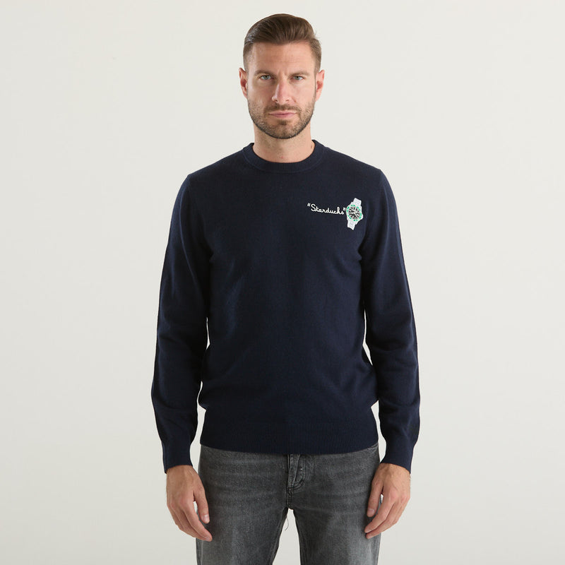 Mc2 Saint Barth maglione starduck blu