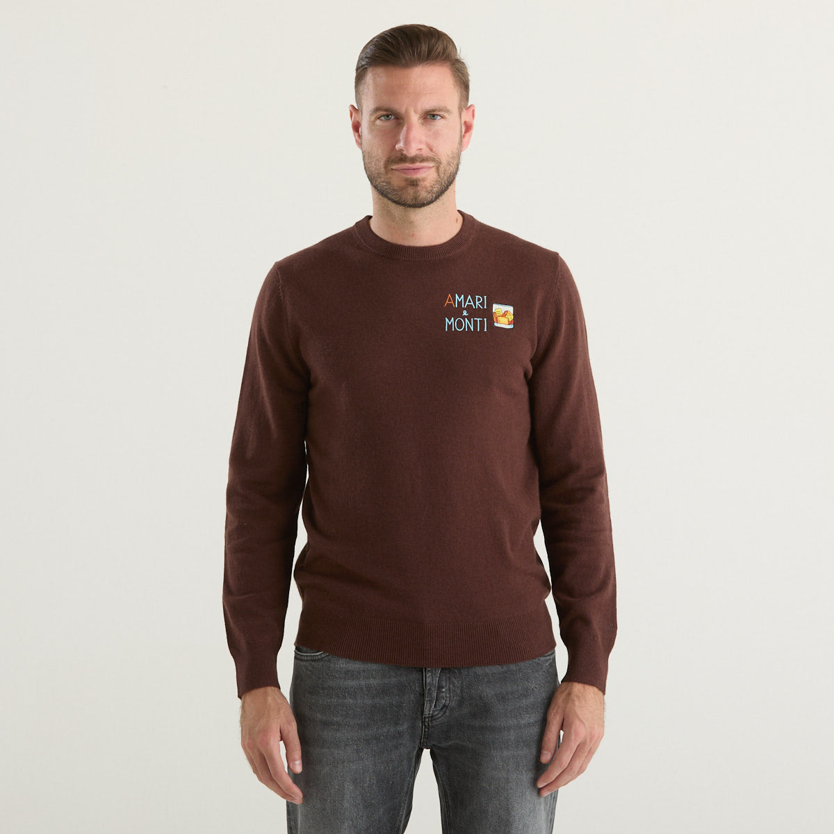 Mc2 Saint Barth maglione amari e monti marrone