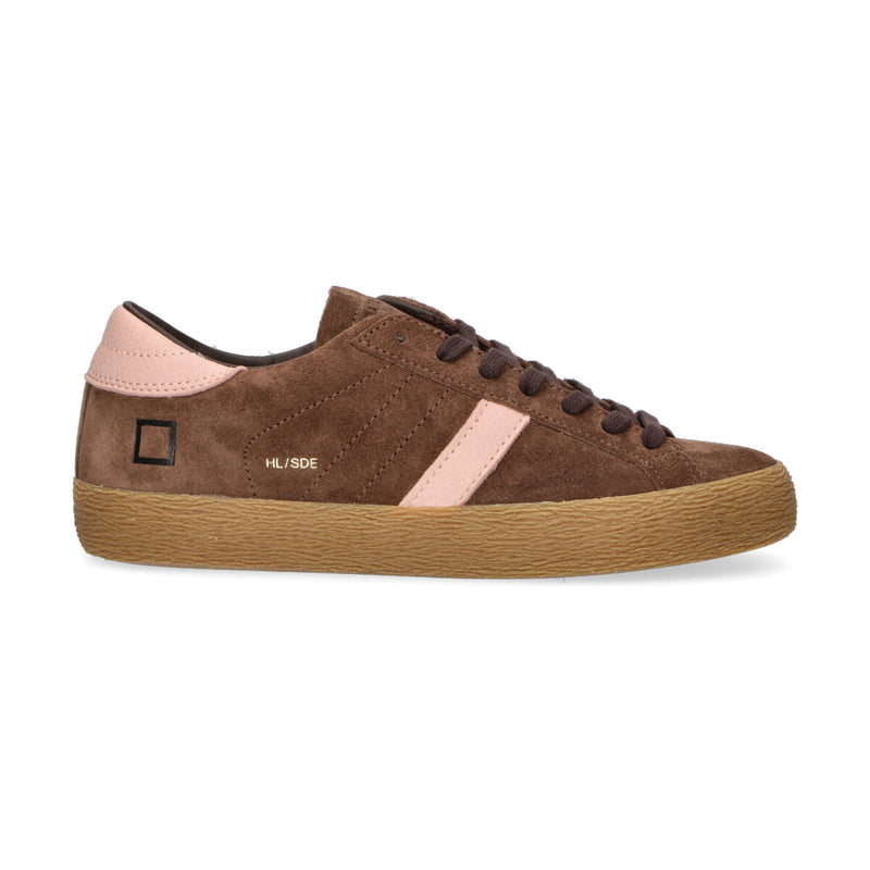 D.A.T.E. sneaker Hill Low camoscio marrone