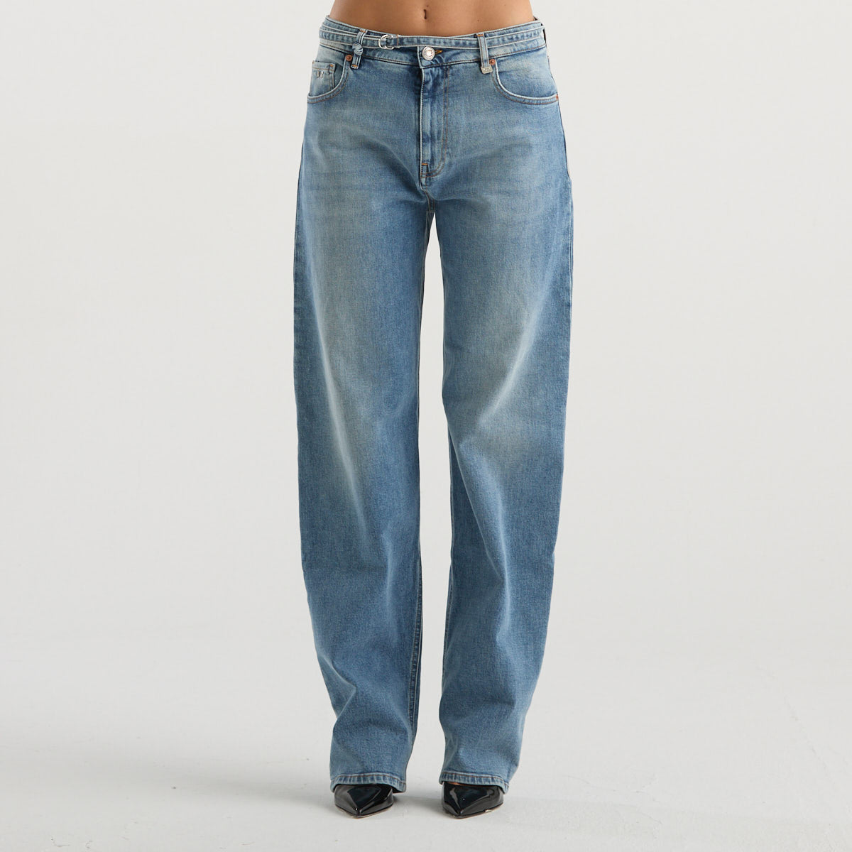 Tramarossa jeans hollywood largo denim chiaro