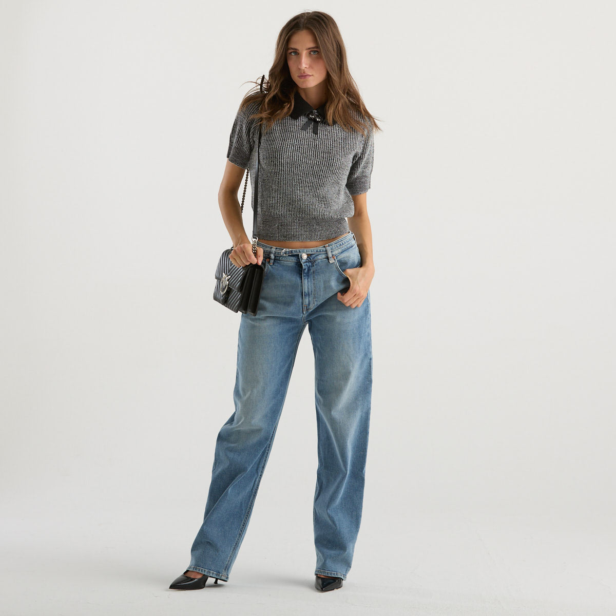 Tramarossa jeans hollywood largo denim chiaro