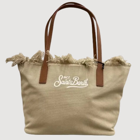 MC2 Saint Barth borsa City frange beige