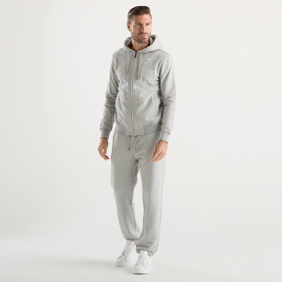 K-Way pantalone jogger in tessuto grigio