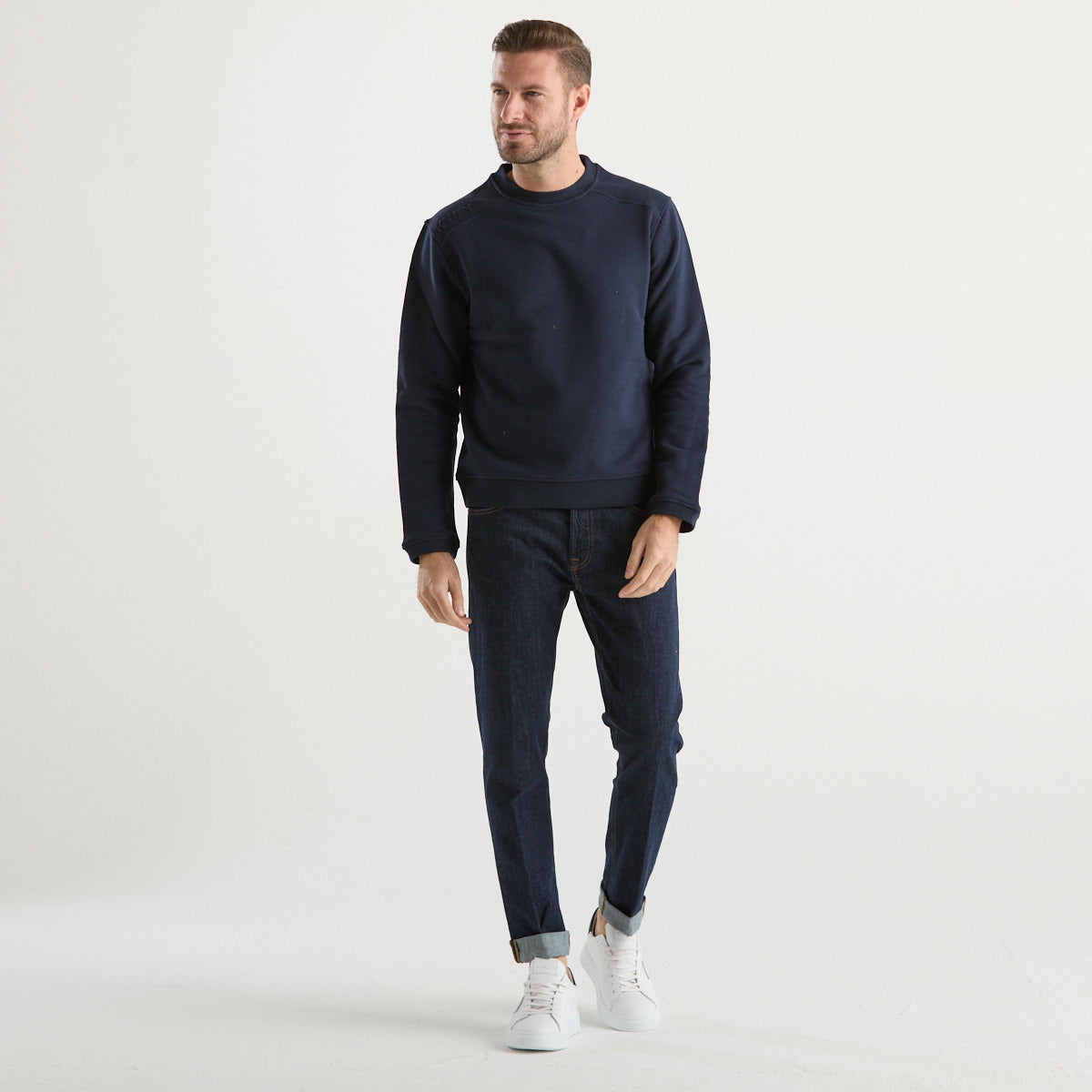 K-Way pantalone jogger in tessuto blu