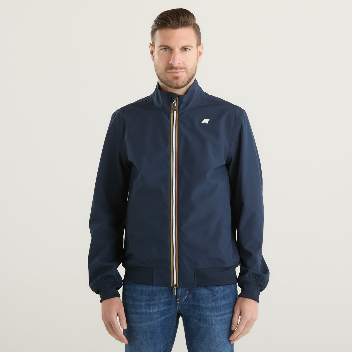 K-way giubbino senza cappuccio blu