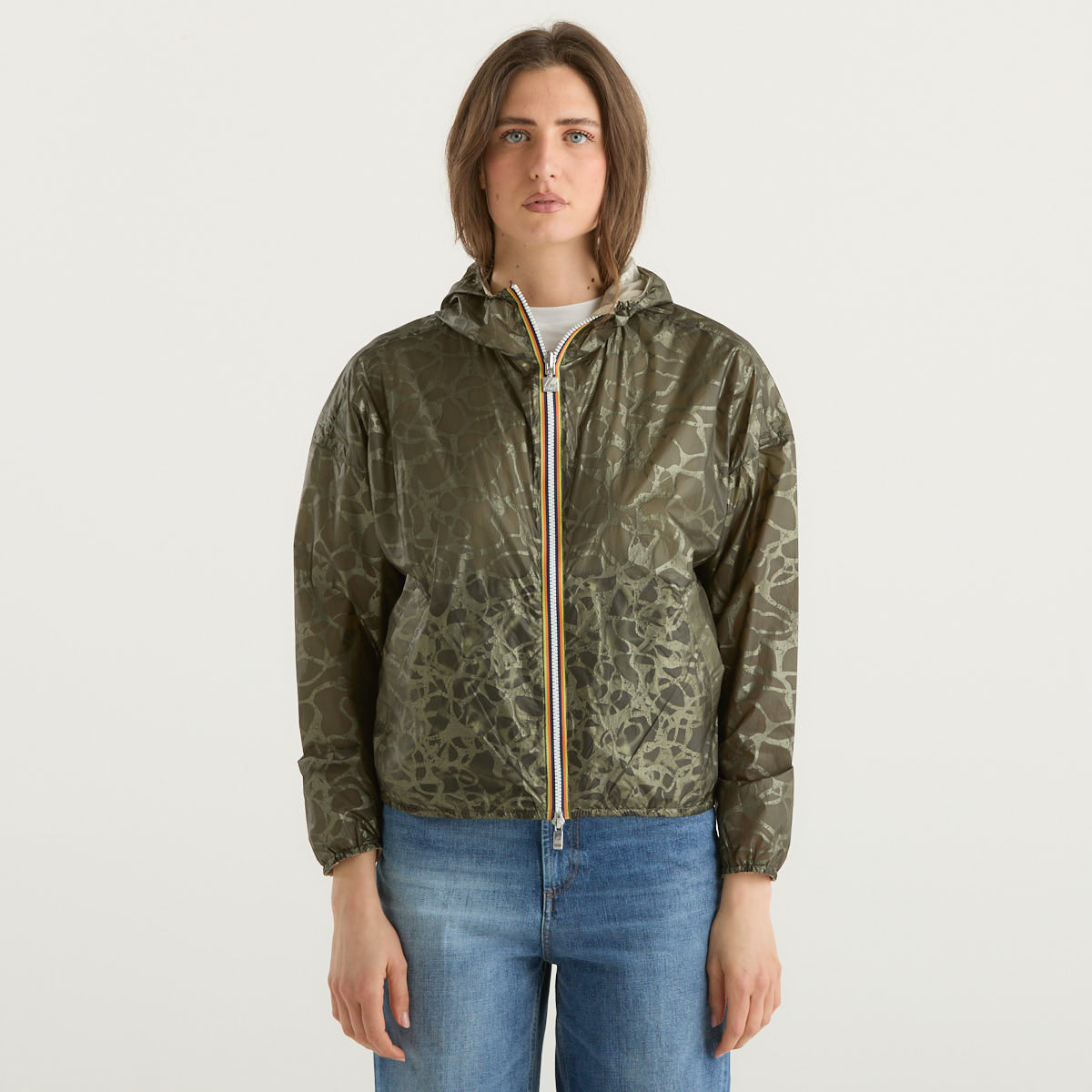 K-way giubbino leggero reversibile camouflage