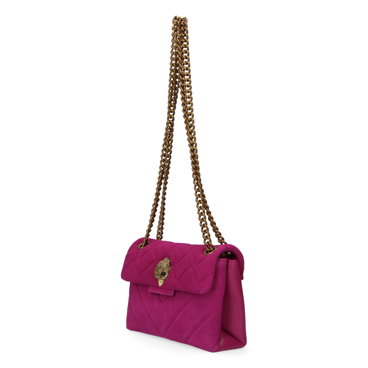Kurt Geiger borsa Mini Kensington camoscio viola