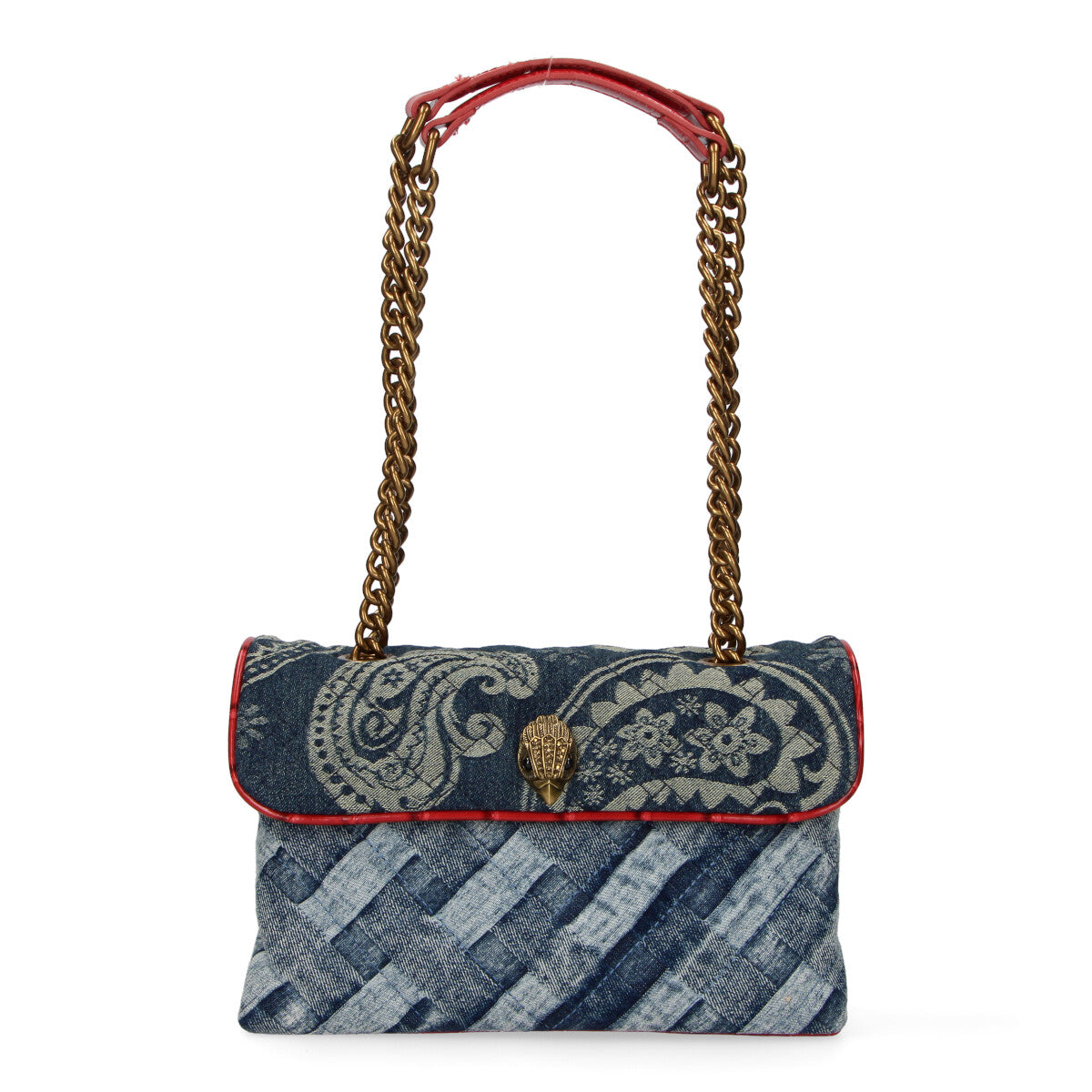 Kurt Geiger borsa Kensington in tessuto denim