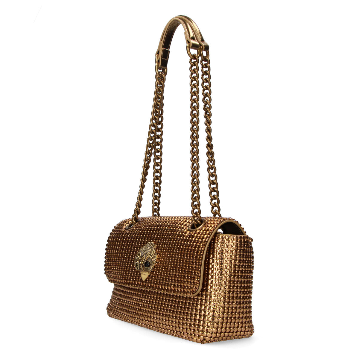 Kurt Geiger borsa Kensington Chainmail bronzo