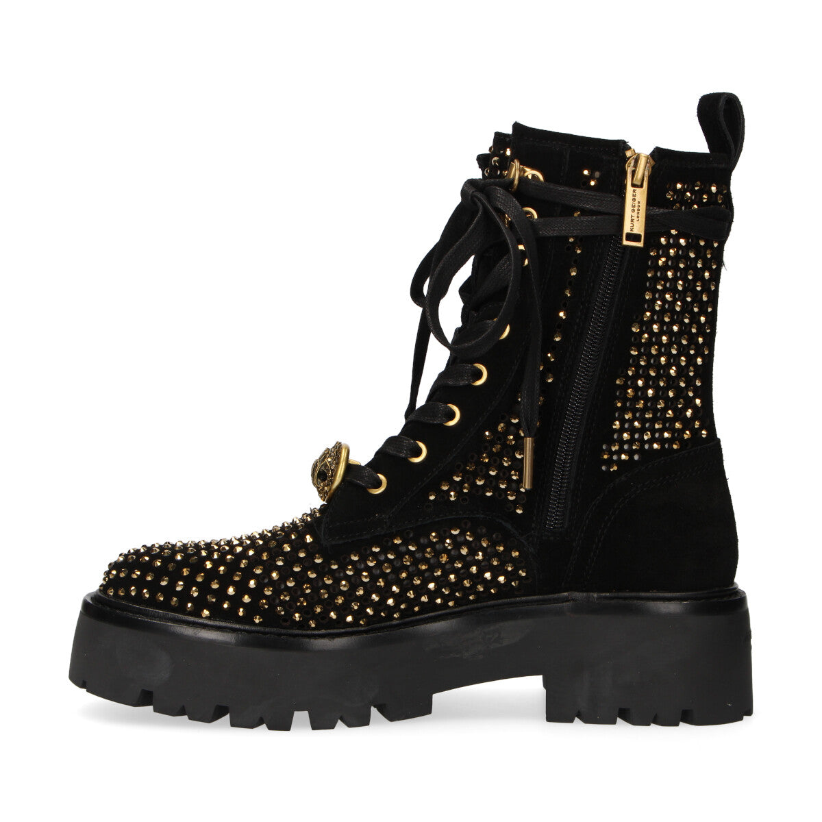 Kurt Geiger anfibio Chelsea camoscio nero