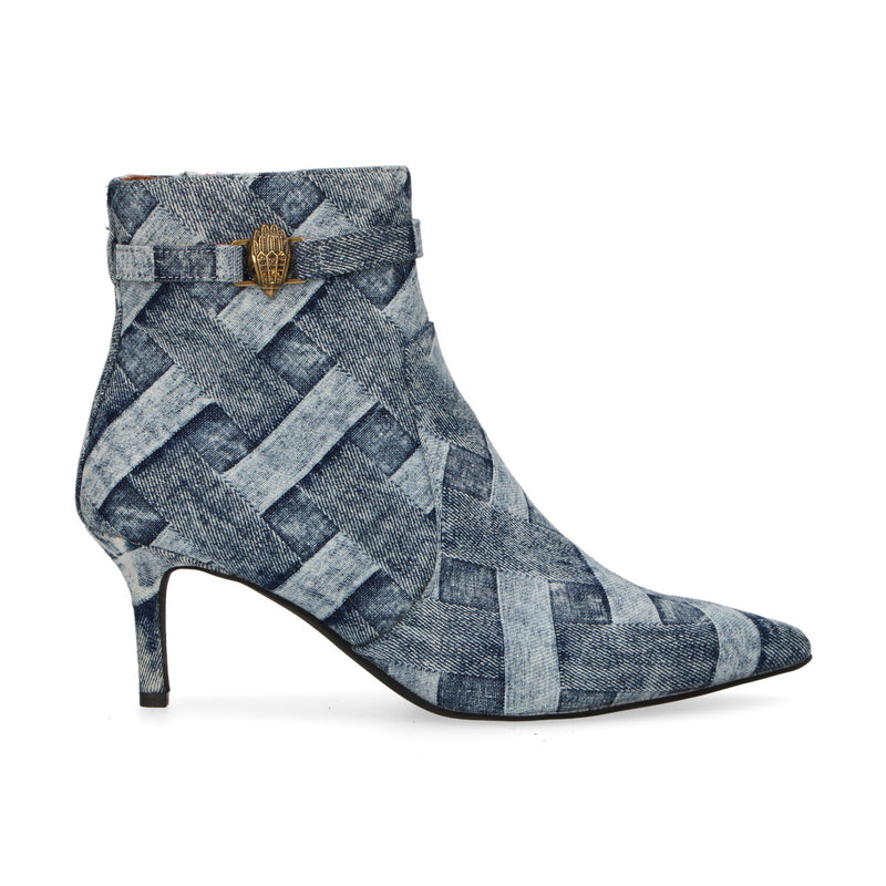 Kurt Geiger stivaletto Ankle denim con zip
