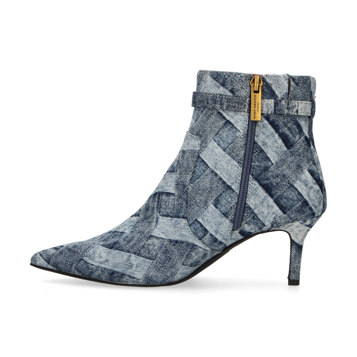 Kurt Geiger stivaletto Ankle denim con zip