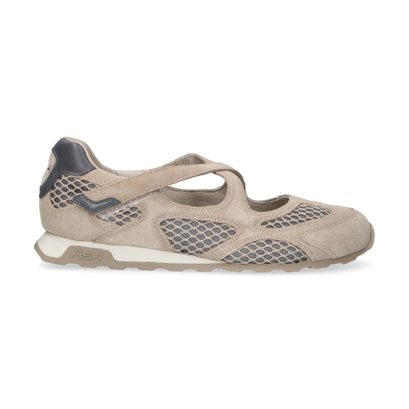 Ash sneaker Kore in camoscio tortora