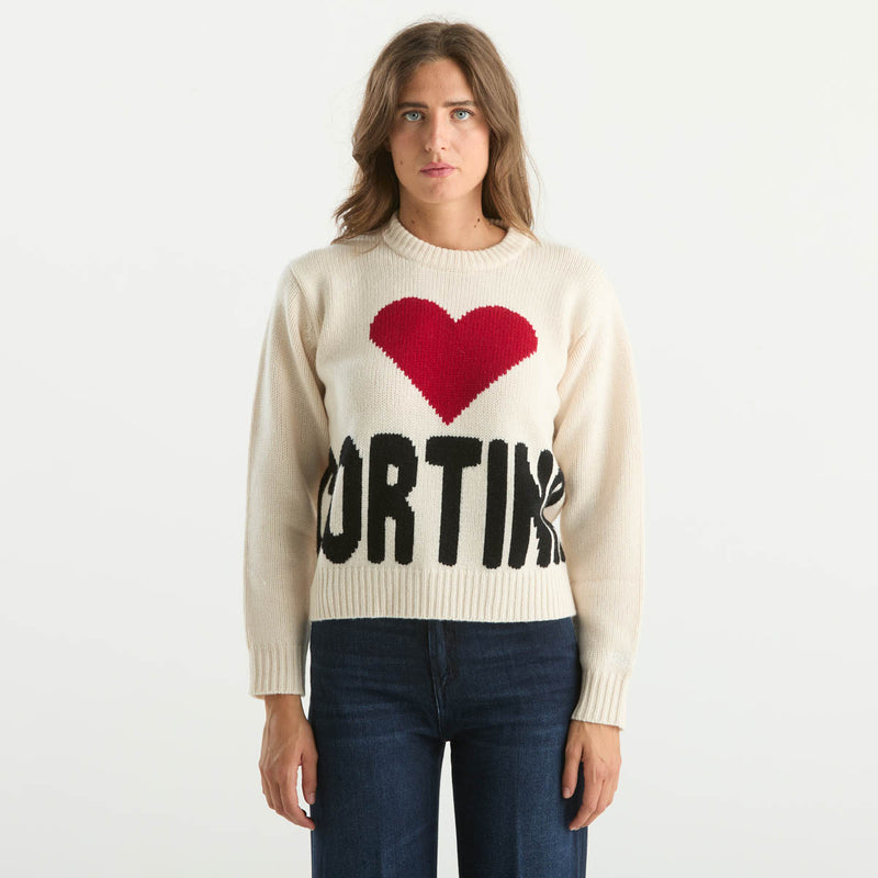 Mc2 Saint Barth maglione kyla big cortina bianco