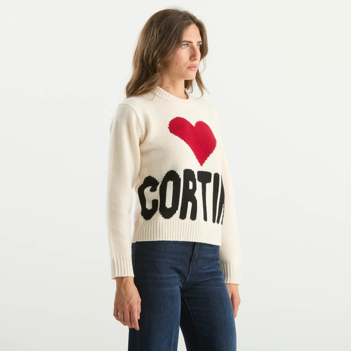 Mc2 Saint Barth maglione kyla big cortina bianco