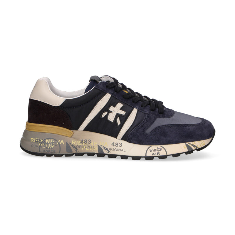 Premiata sneaker Lander nylon blu