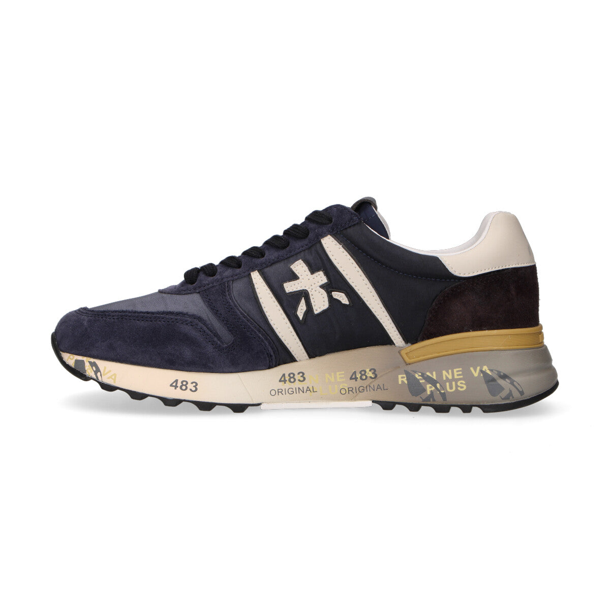 Premiata sneaker Lander nylon blu