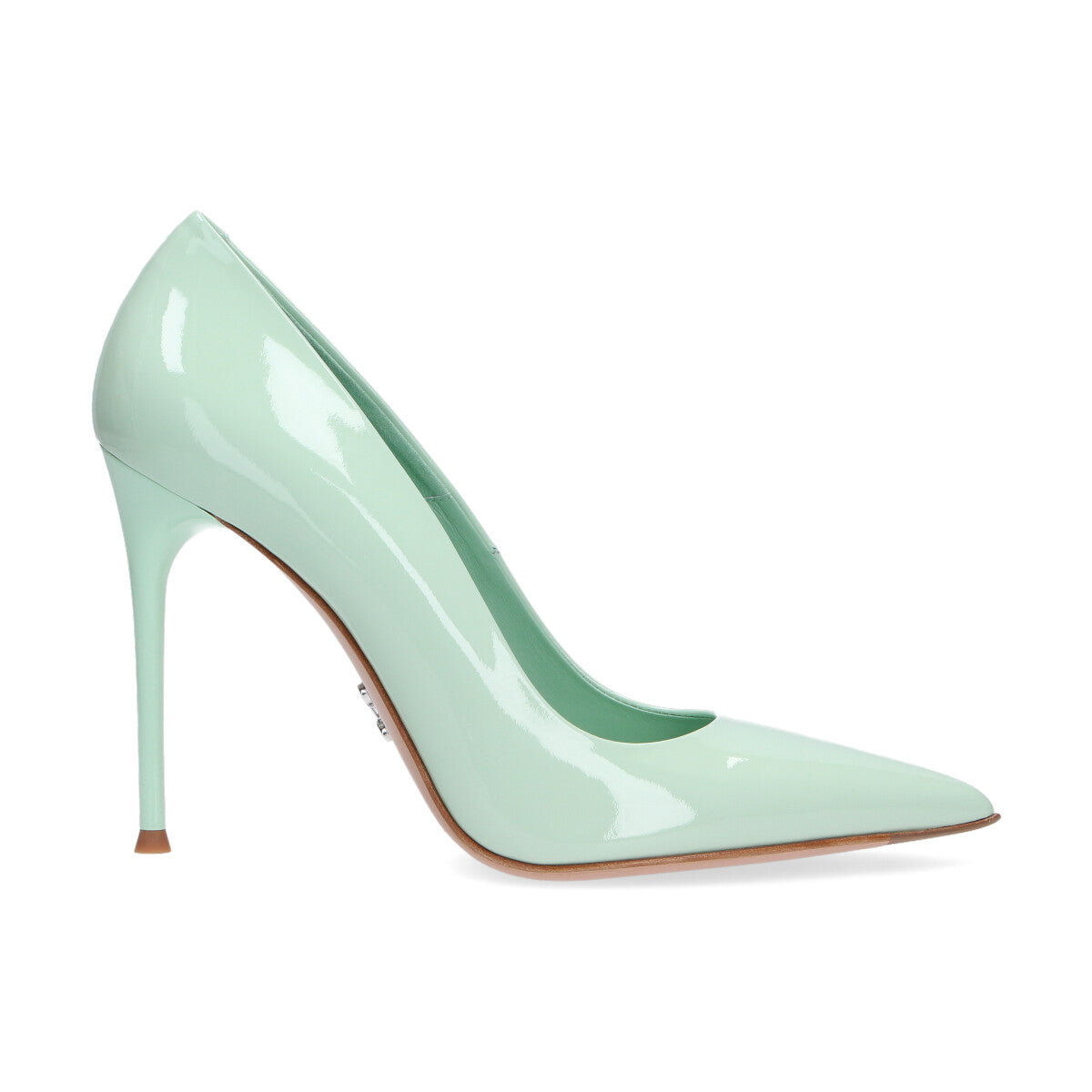 Sergio Levantesi décolleté last vernice menta