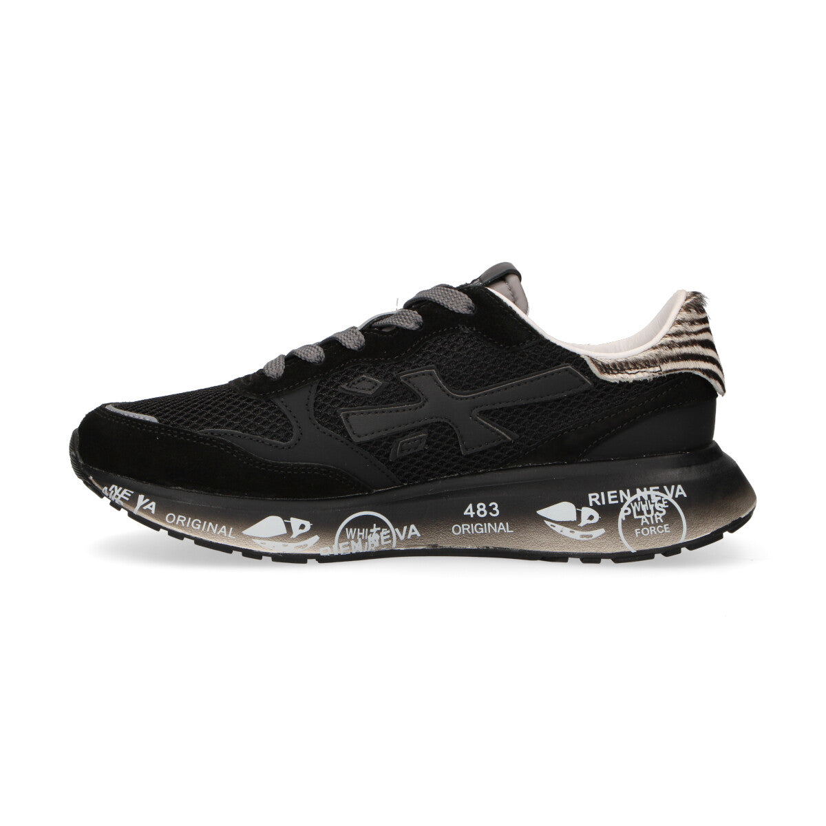 Premiata sneaker Lauryn nylon nera