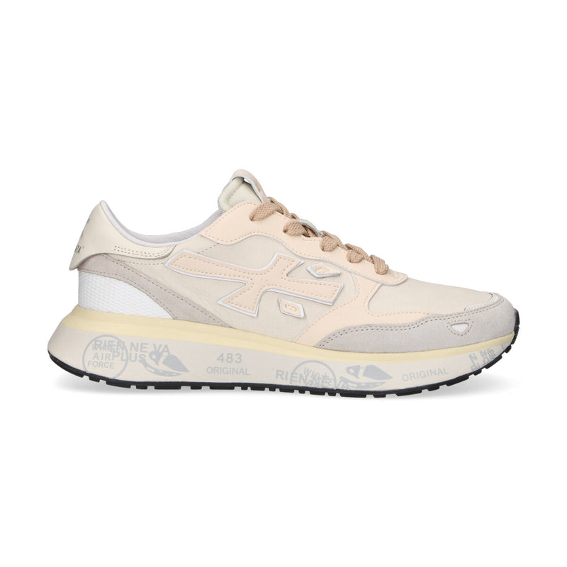 Premiata sneaker Lauryn pelle panna